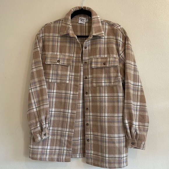 Princess Polly Plaid Shirt + Jacket | Size US 2 - Picture 6 of 11